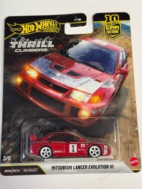Hot Wheels Premium THRILL CLIMBERS **MITSUBISHI LANCER EVOLUTION VI**  3/5